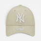 New Era Cappellino donna 9FORTY Regolabile New York Yankees Light Beige