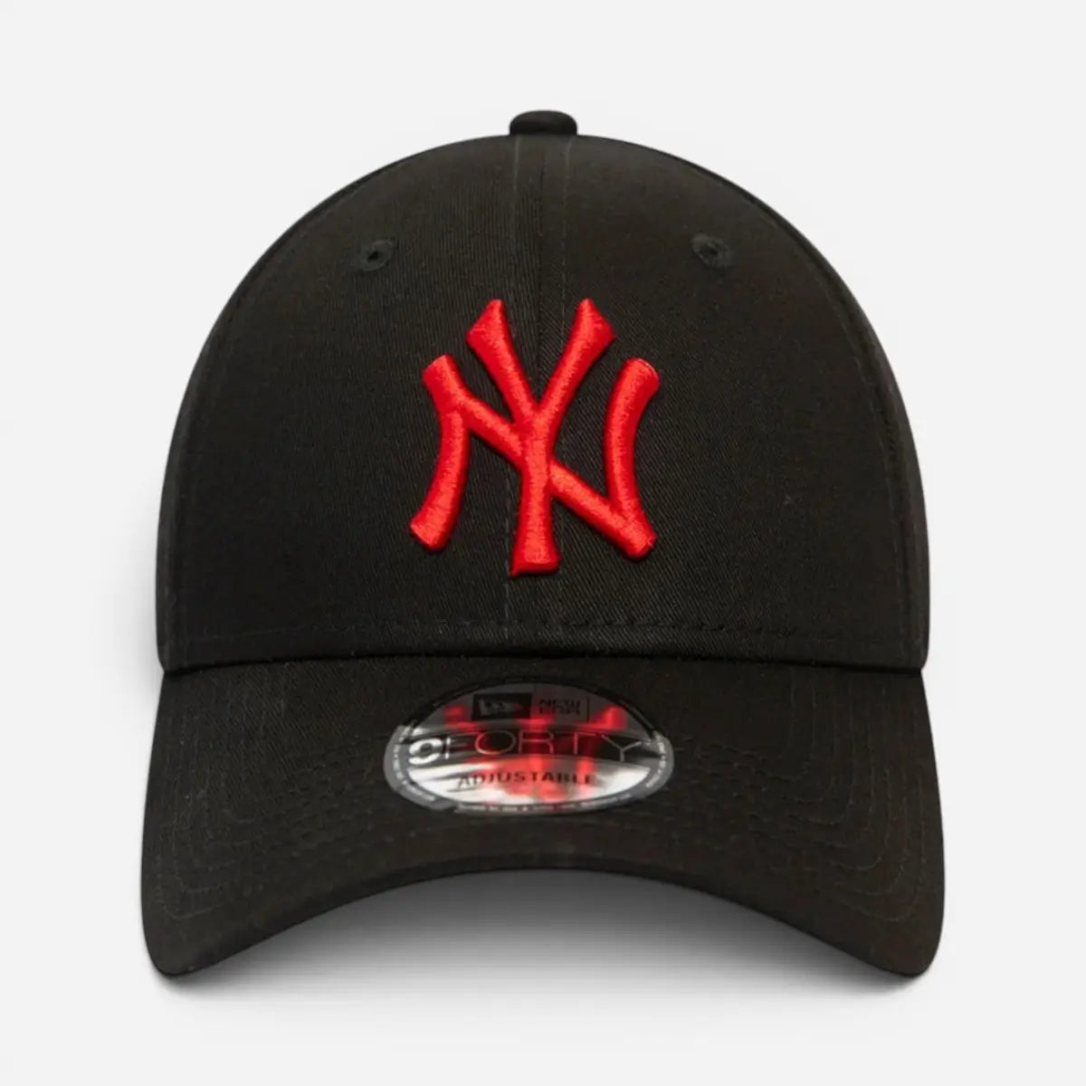 New Era Cappellino 9FORTY Regolabile New York Yankees Essential Black Red