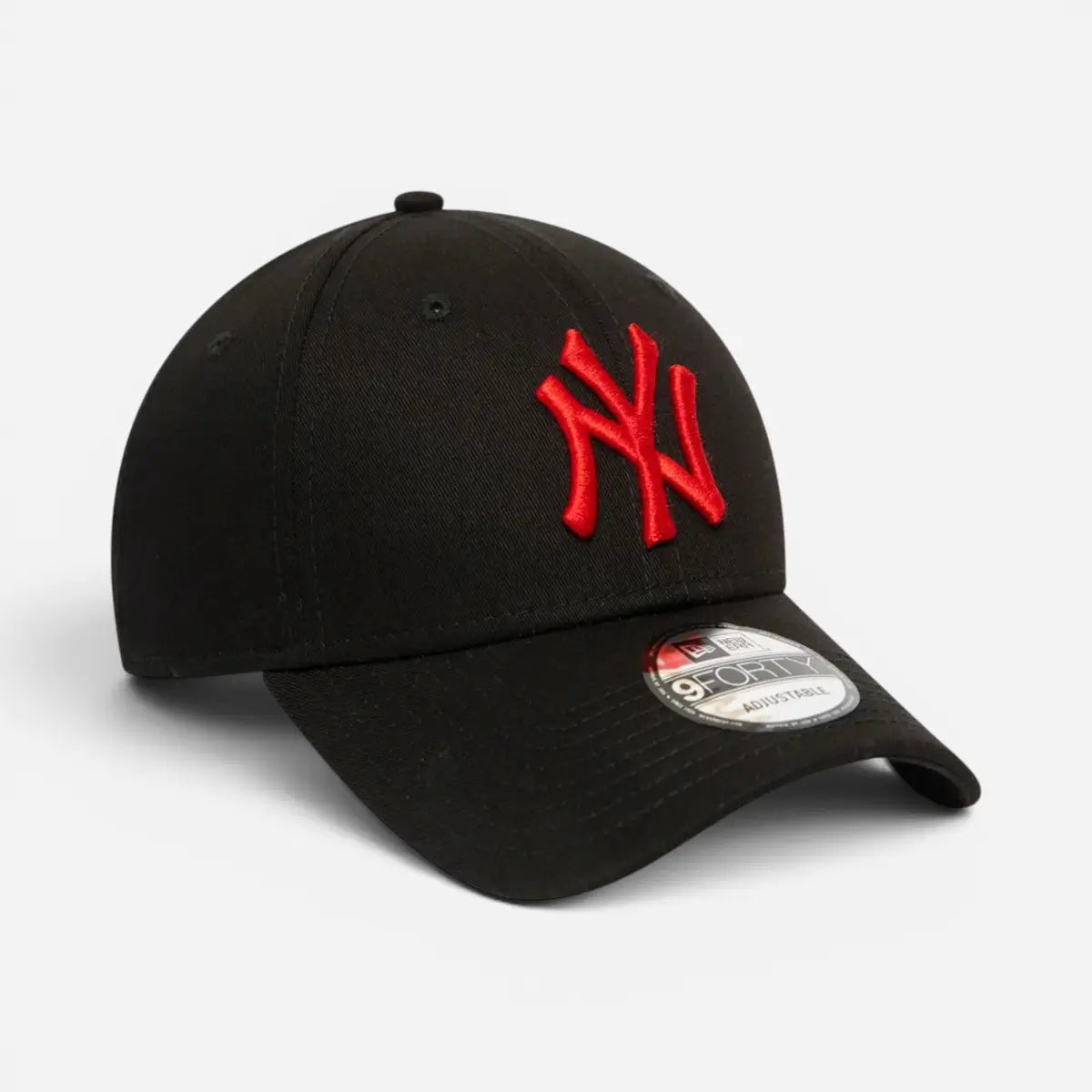 New Era Cappellino 9FORTY Regolabile New York Yankees Essential Black Red