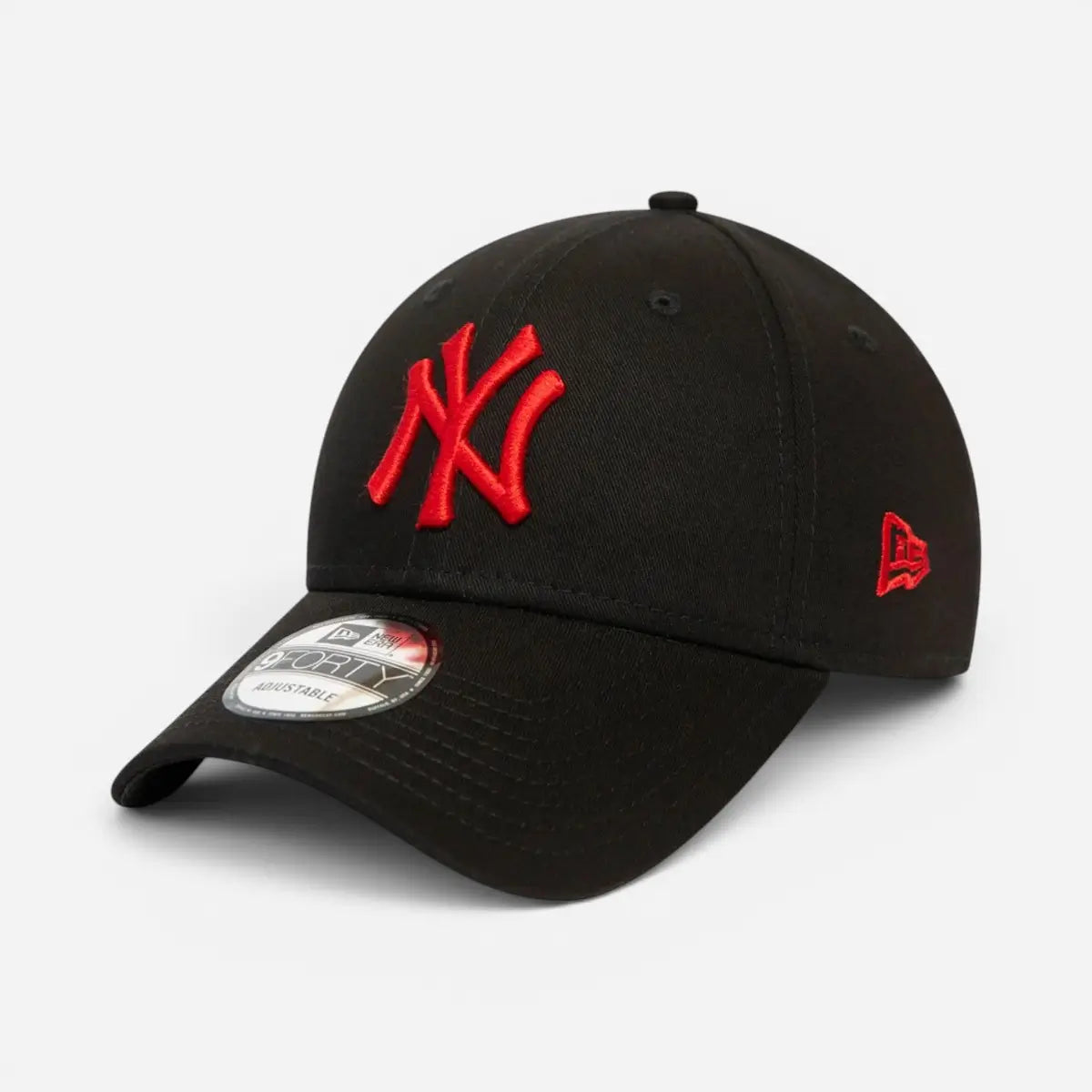 New Era Cappellino 9FORTY Regolabile New York Yankees Essential Black Red