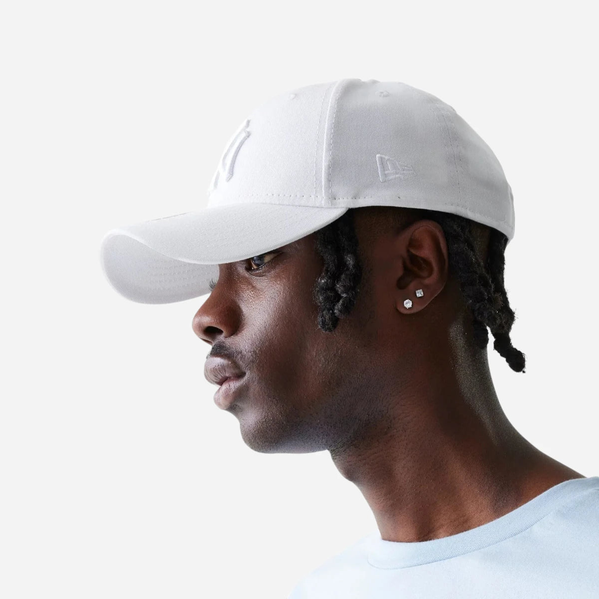 New Era Cappellino 9FORTY Regolabile New York Yankees Essential total white