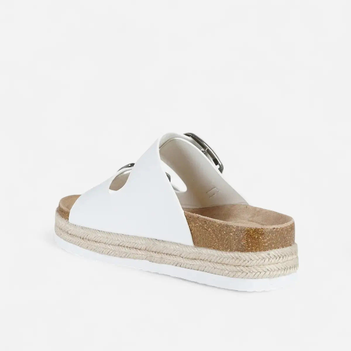 Superga Sandalo Platform donna doppia fibbia S11T228 Bianco