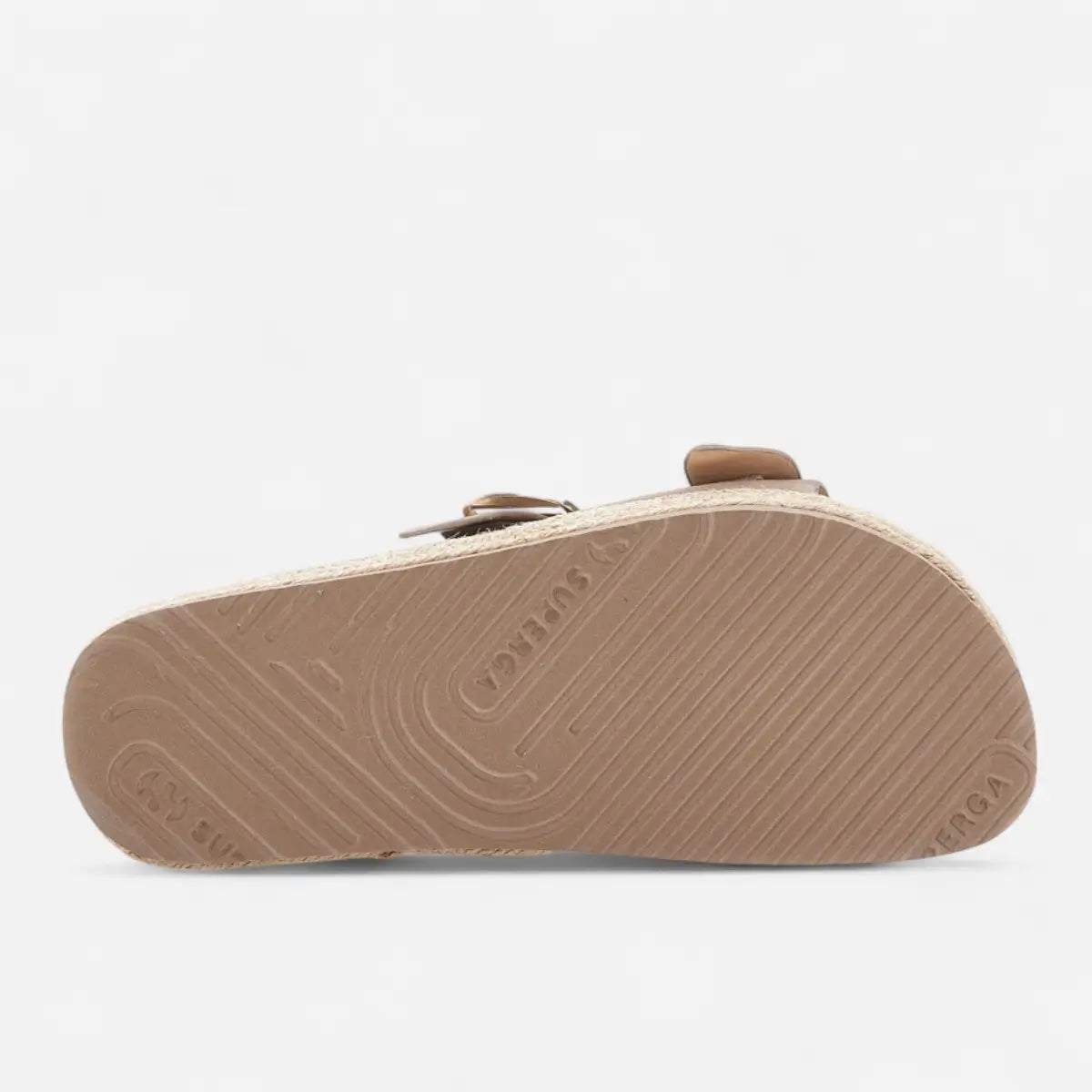 Superga Sandalo Platform donna doppia fibbia S11T228 Beige