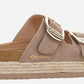 Superga Sandalo Platform donna doppia fibbia S11T228 Beige