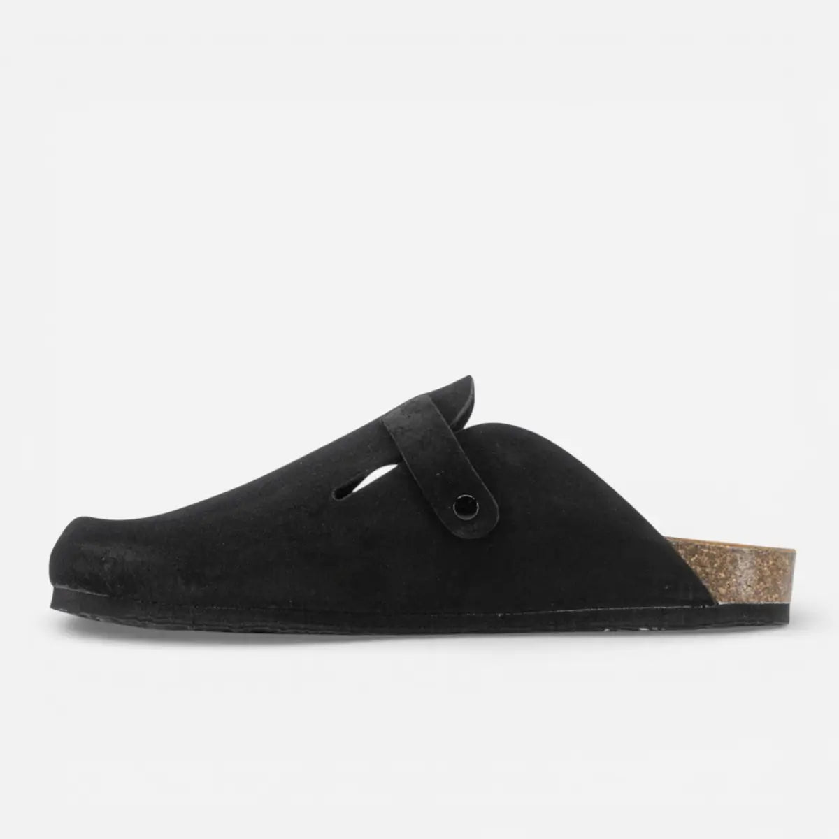 Plakton sandalo sabot Blog Afelpado Grueso Black