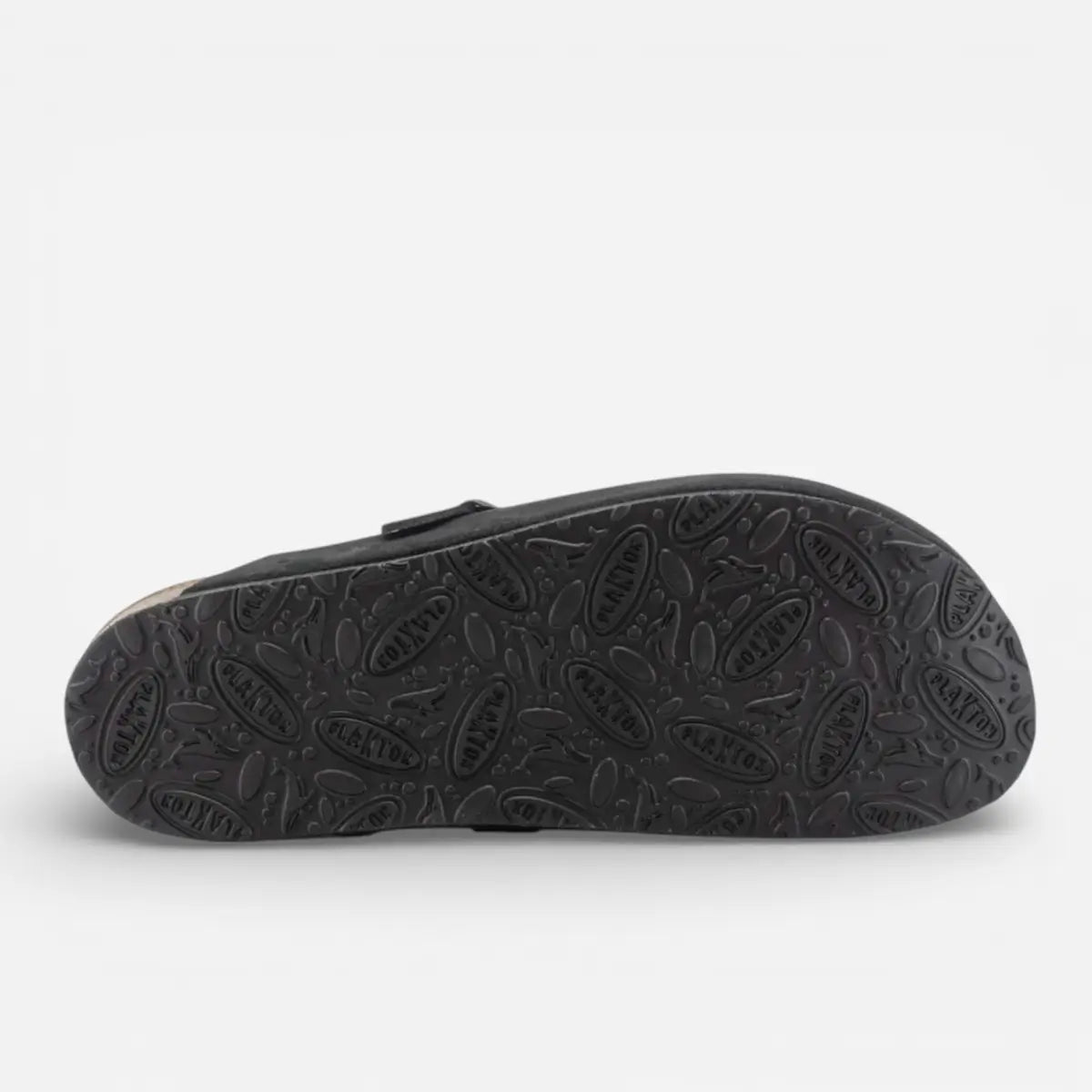 Plakton sandalo sabot Blog Afelpado Grueso Black