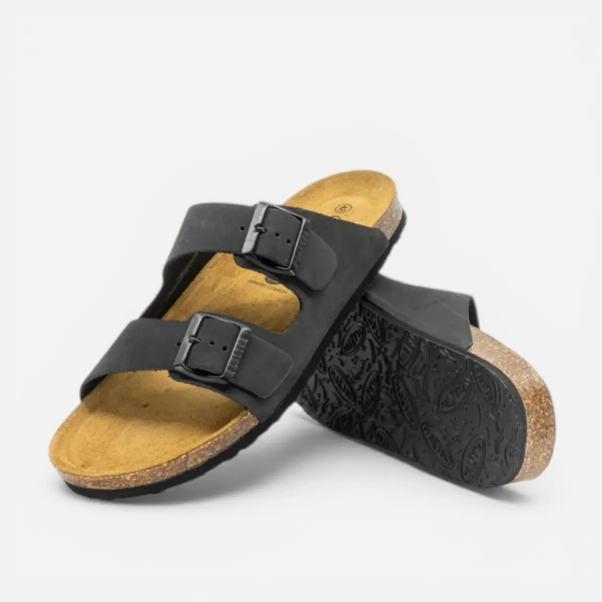 Plakton sandalo Barna Nubuck Black