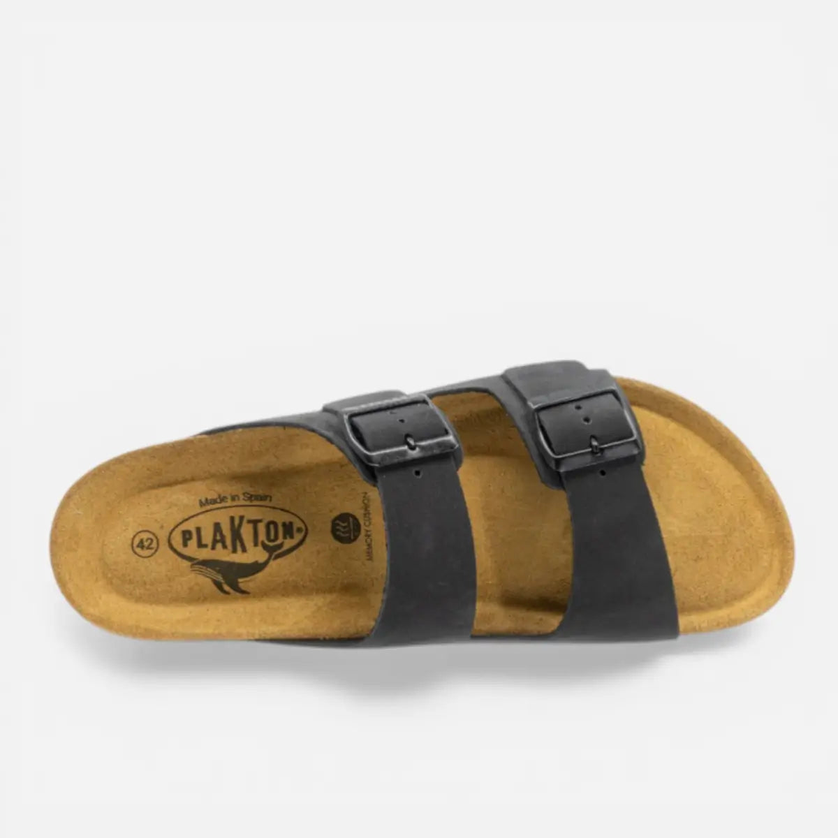 Plakton sandalo Barna Nubuck Black