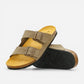 Plakton sandalo Barna Nubuck Khaki