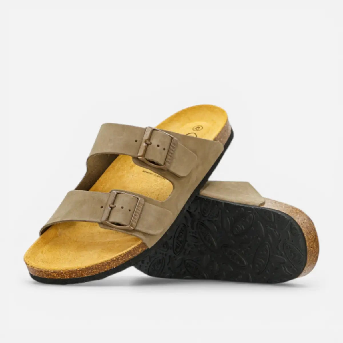 Plakton sandalo Barna Nubuck Khaki