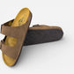 Plakton sandalo Barna Nubuck Cuoio