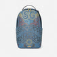 Sprayground Zaino METALLIC PRINTED DENIM SHARK DLXSV