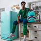 Sprayground Zaino SHARK CENTRAL AQUA DLXSV