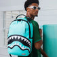 Sprayground Zaino SHARK CENTRAL AQUA DLXSV