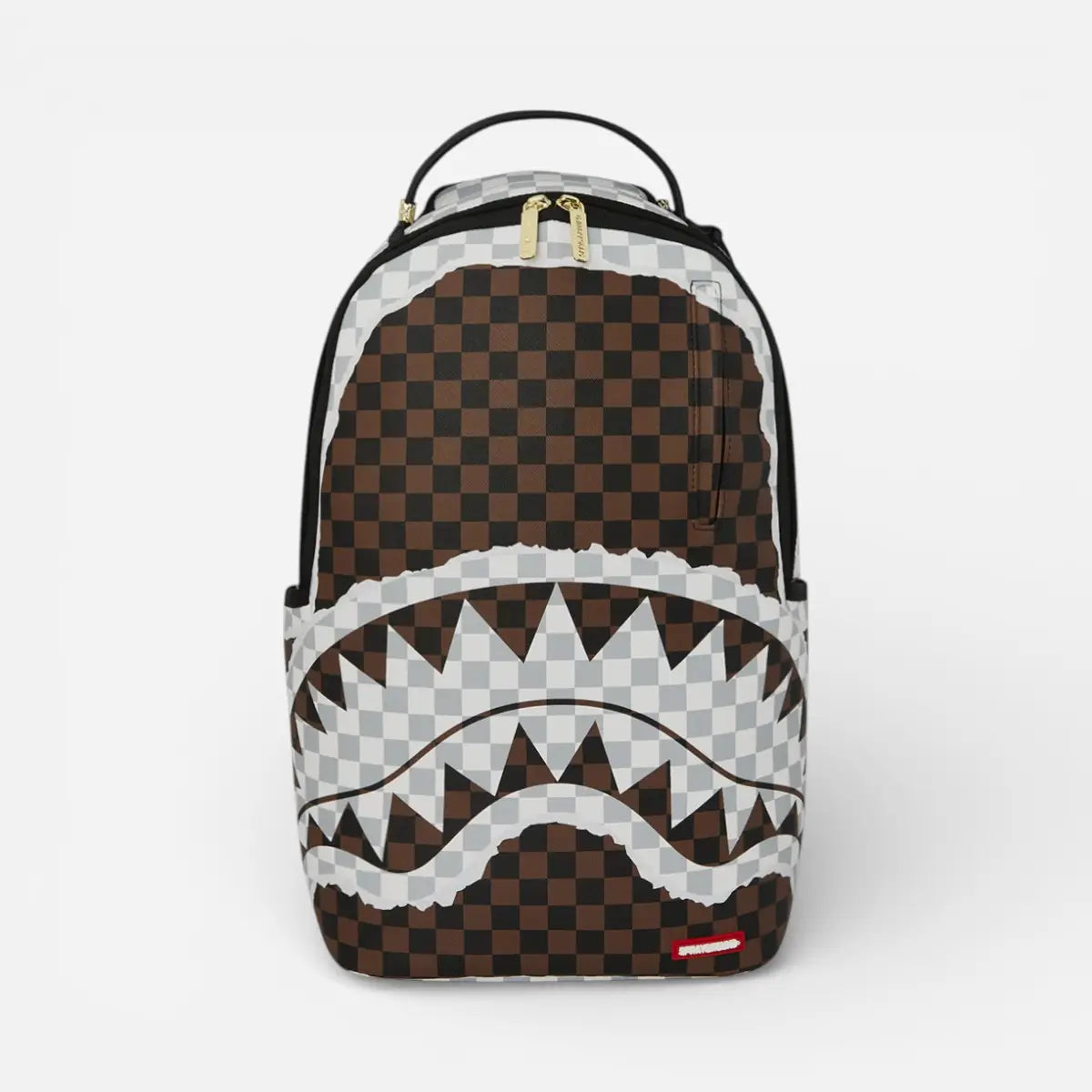 Sprayground Zaino CREAM AND BROWN TEAR CHECK