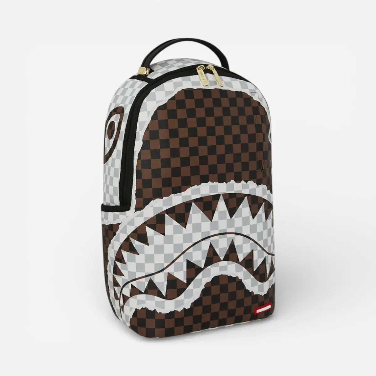 Sprayground Zaino CREAM AND BROWN TEAR CHECK