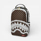 Sprayground Zaino CREAM AND BROWN TEAR CHECK
