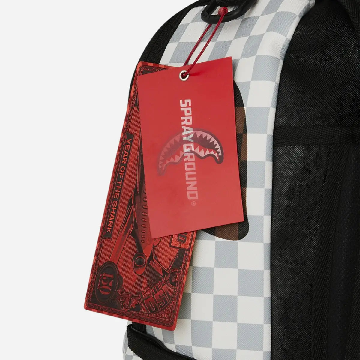 Sprayground Zaino CREAM AND BROWN TEAR CHECK