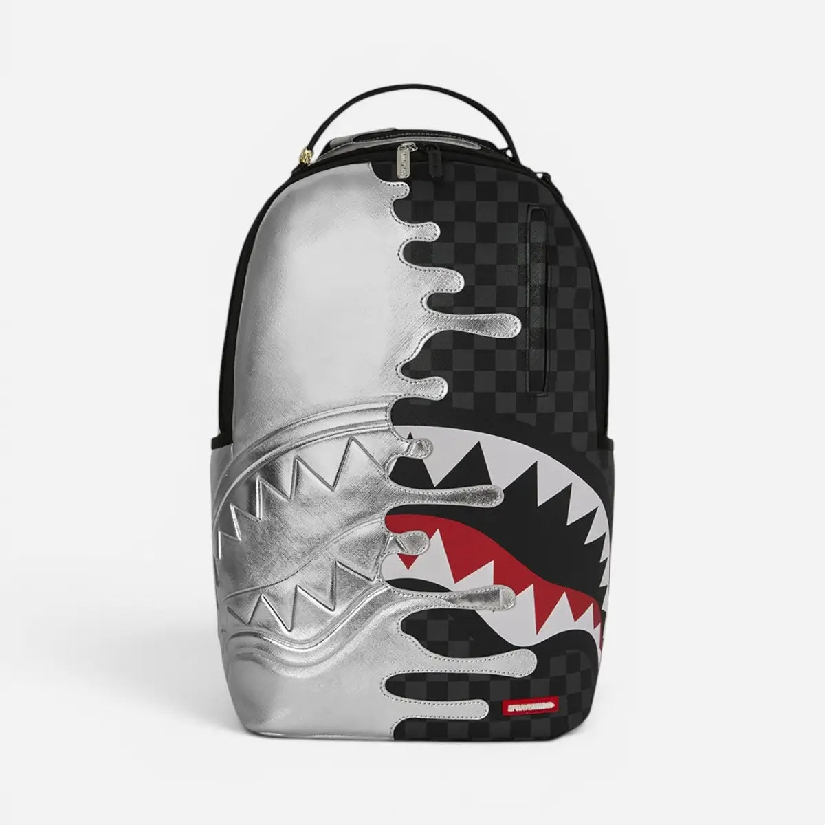 Sprayground Zaino SILVER SIDE DRIP BLACK CHECK DLXSV