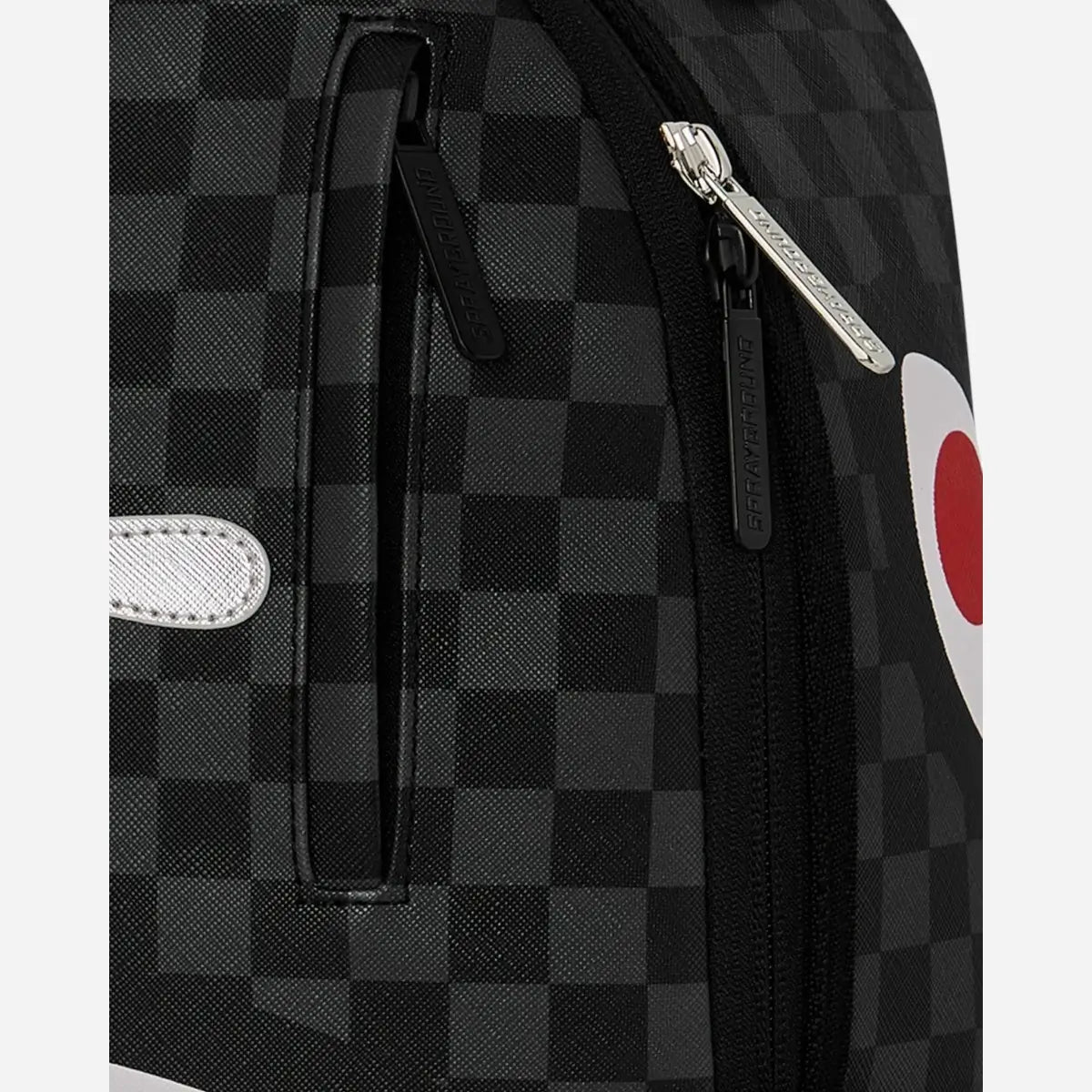 Sprayground Zaino SILVER SIDE DRIP BLACK CHECK DLXSV