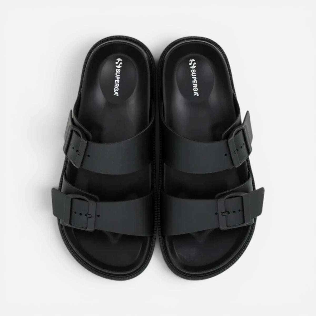 Superga ciabatte donna Doppia Fibbia Nero S87Y069