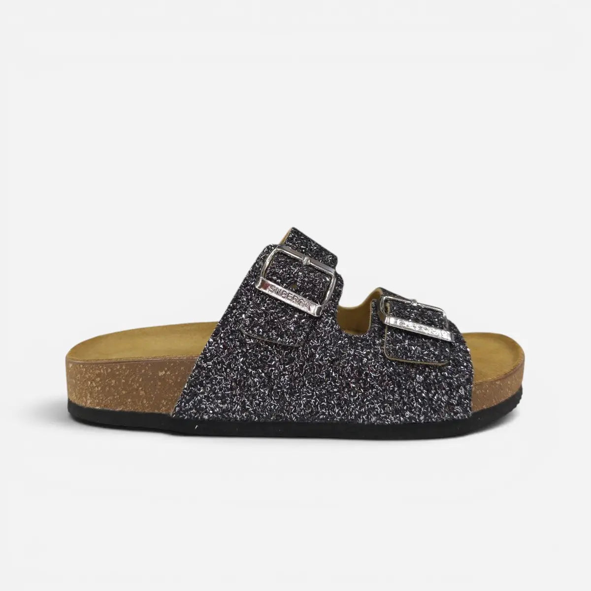 Superga Sandalo donna doppia fibbia Diamond Antracite S31Y818