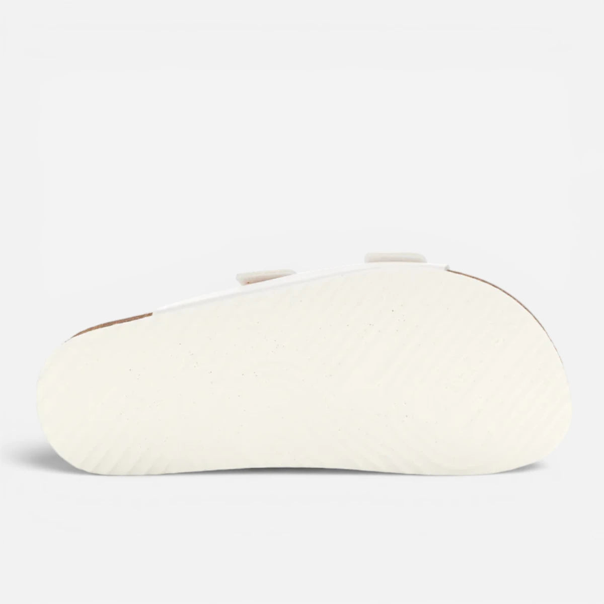 Superga Sandalo donna doppia fibbia Nabuk Bianco