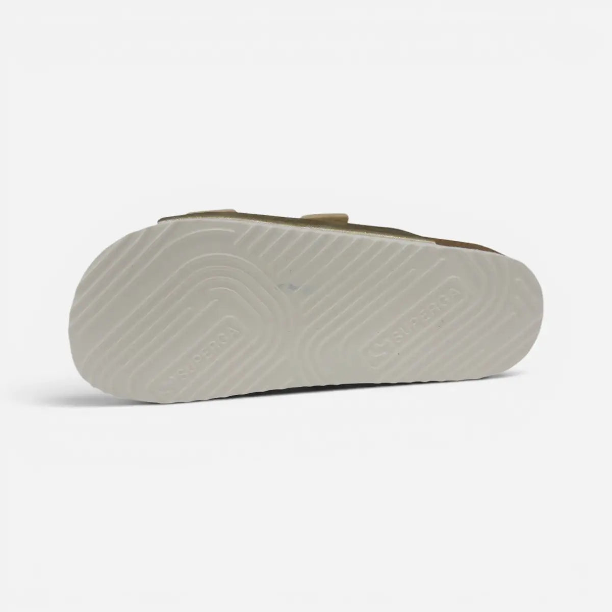 Superga Sandalo donna doppia fibbia Platino Gold S31Y197