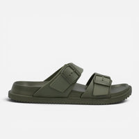 Superga ciabatte uomo Doppia Fibbia Verde Oliva S87Y069