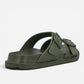 Superga ciabatte uomo Doppia Fibbia Verde Oliva S87Y069