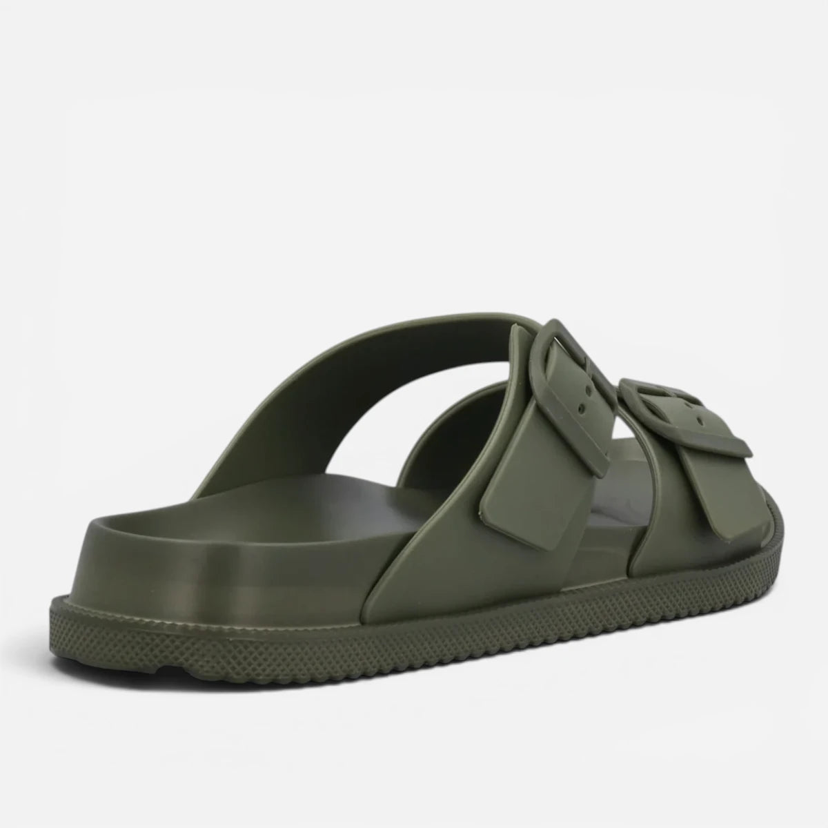 Superga ciabatte uomo Doppia Fibbia Verde Oliva S87Y069