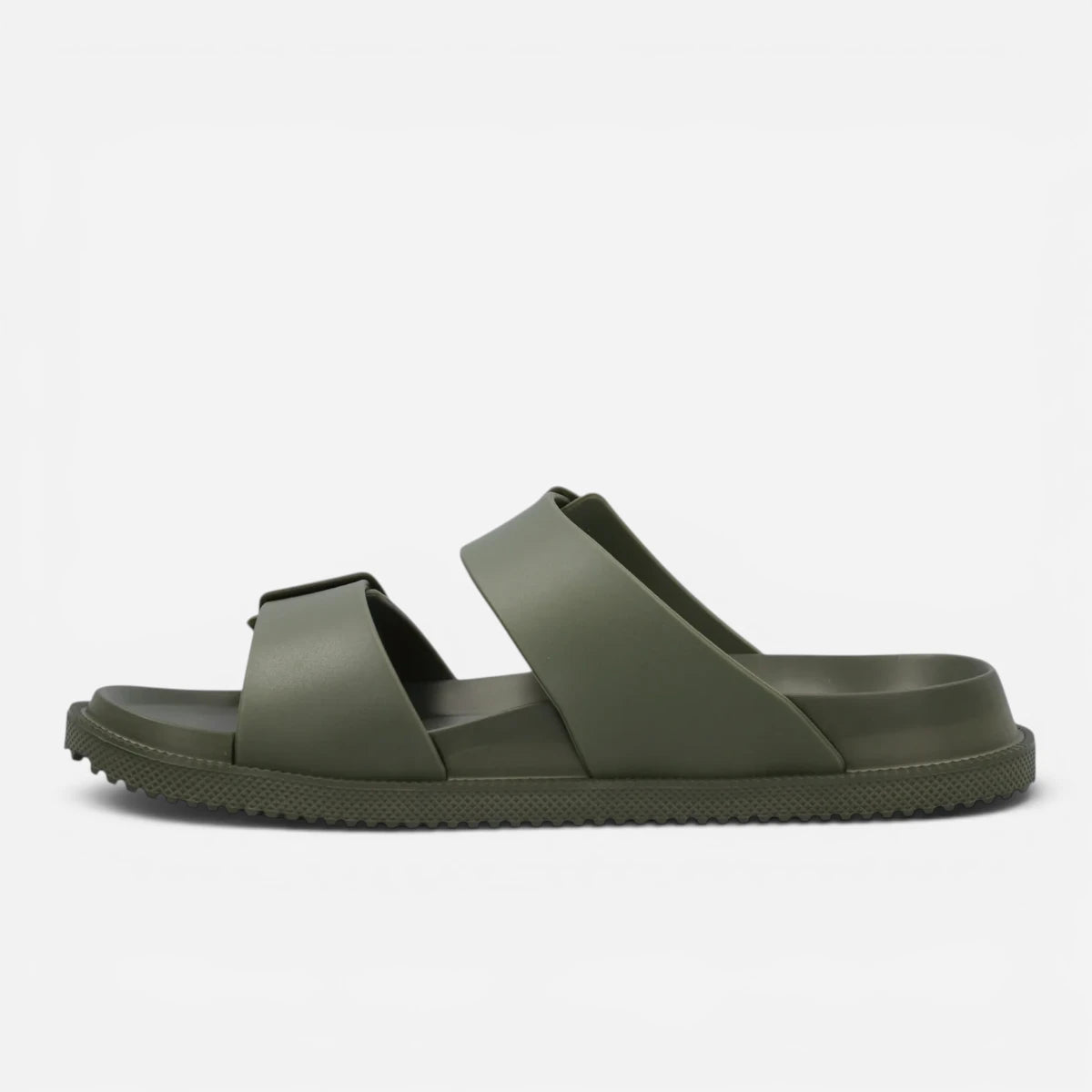 Superga ciabatte uomo Doppia Fibbia Verde Oliva S87Y069