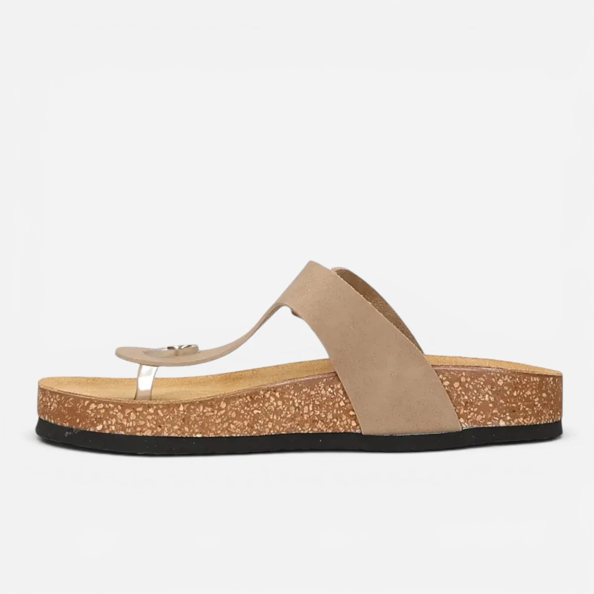 Superga Sandalo donna infradito nabuk beige
