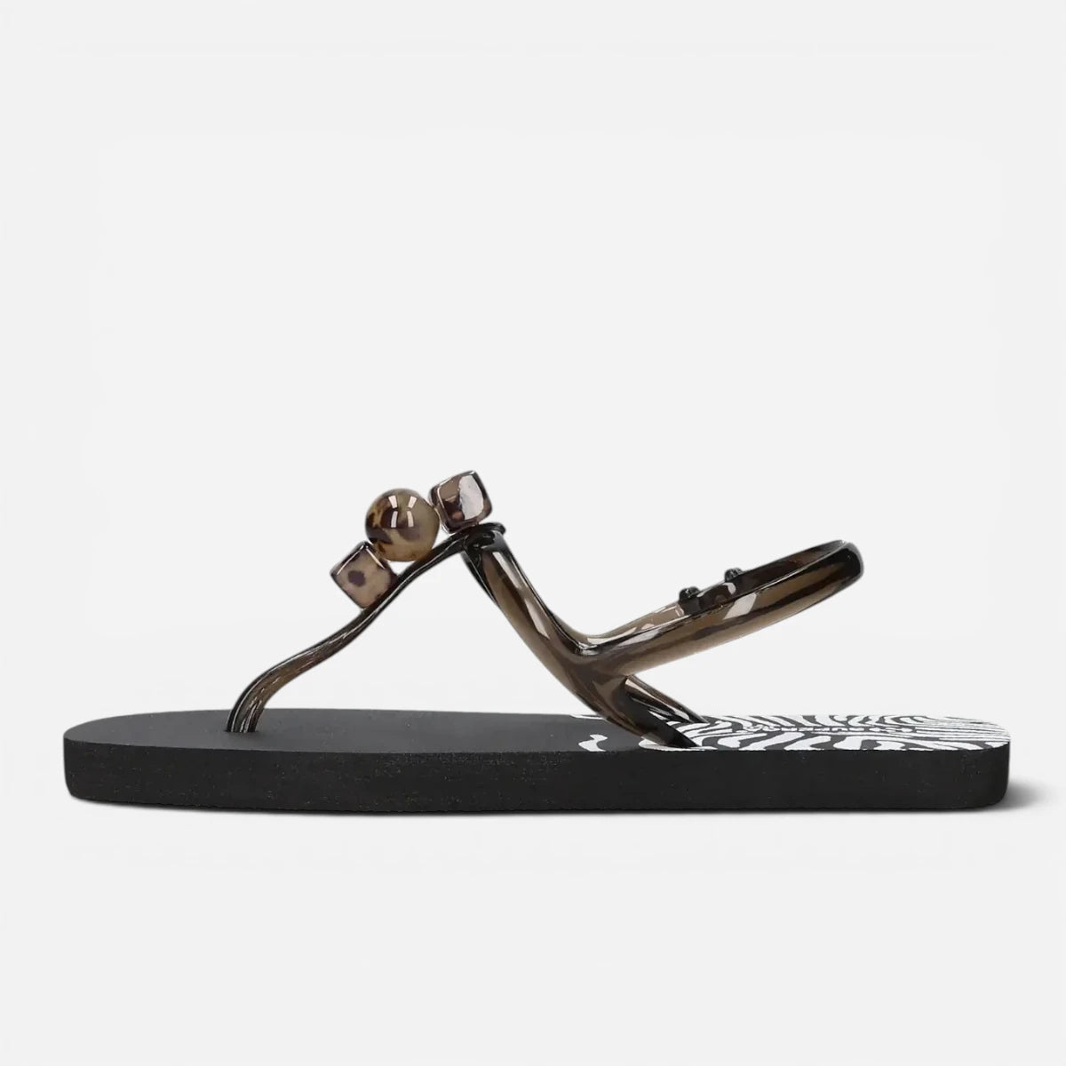 Superga sandalo donna infradito Charm Jewel Black S87Y843