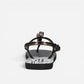 Superga sandalo donna infradito Charm Jewel Black S87Y843