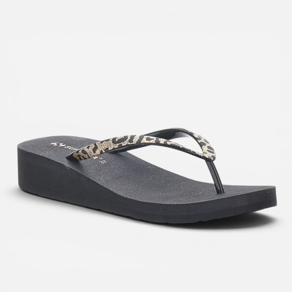 Superga ciabatte donna infradito Platform Animalier S24T203