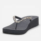 Superga ciabatte donna infradito Platform Animalier S24T203