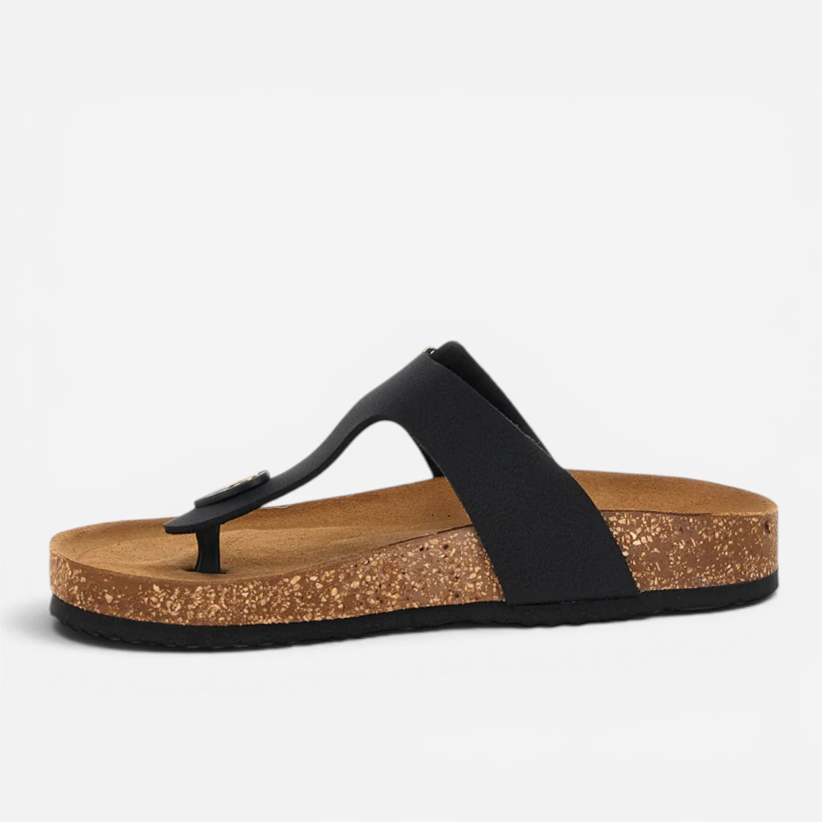 Superga Sandalo donna infradito nabuk nero