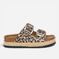 Superga Sandalo Platform donna doppia fibbia Leopard S11Y279