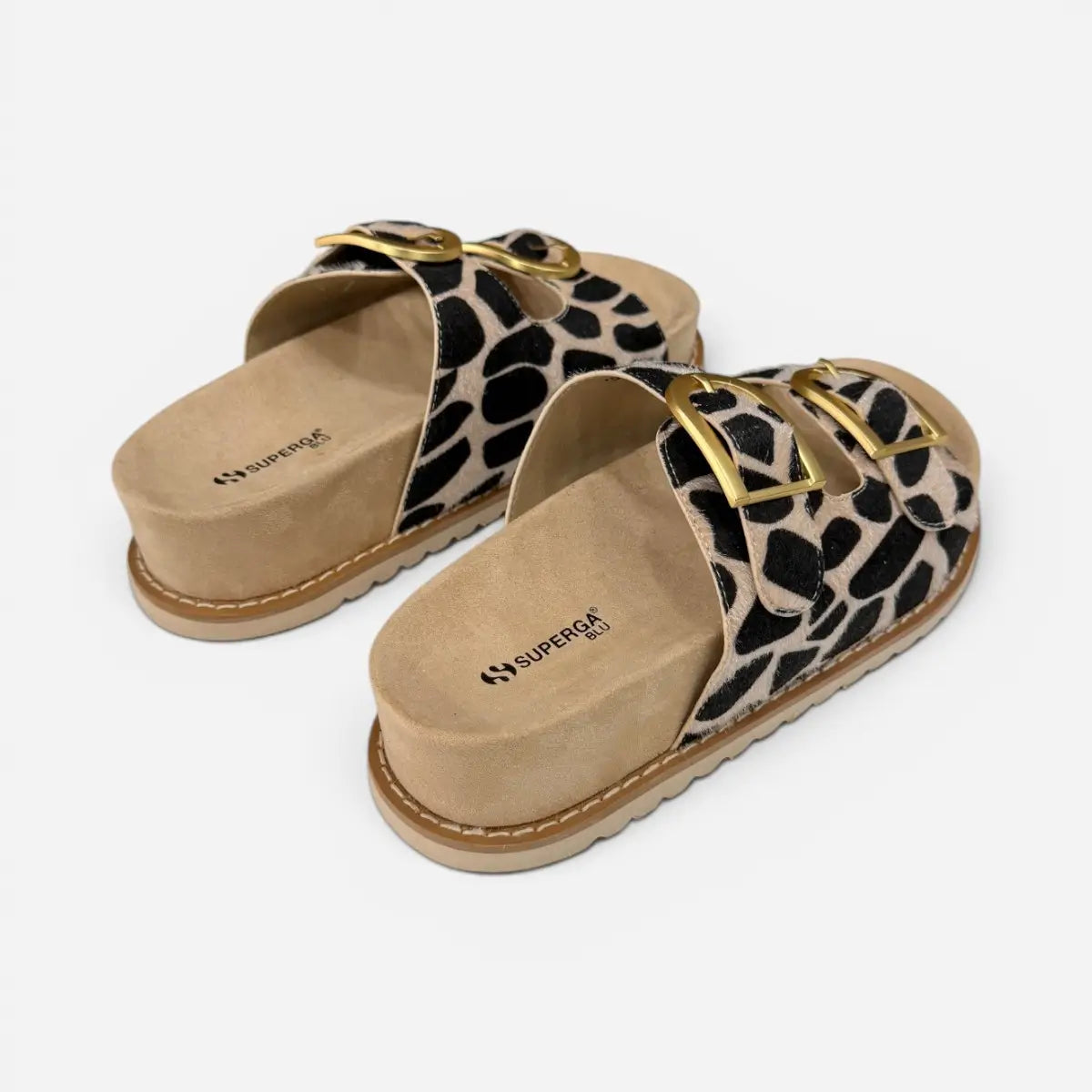 Superga Sandalo Platform donna doppia fibbia Animalier S97Y996