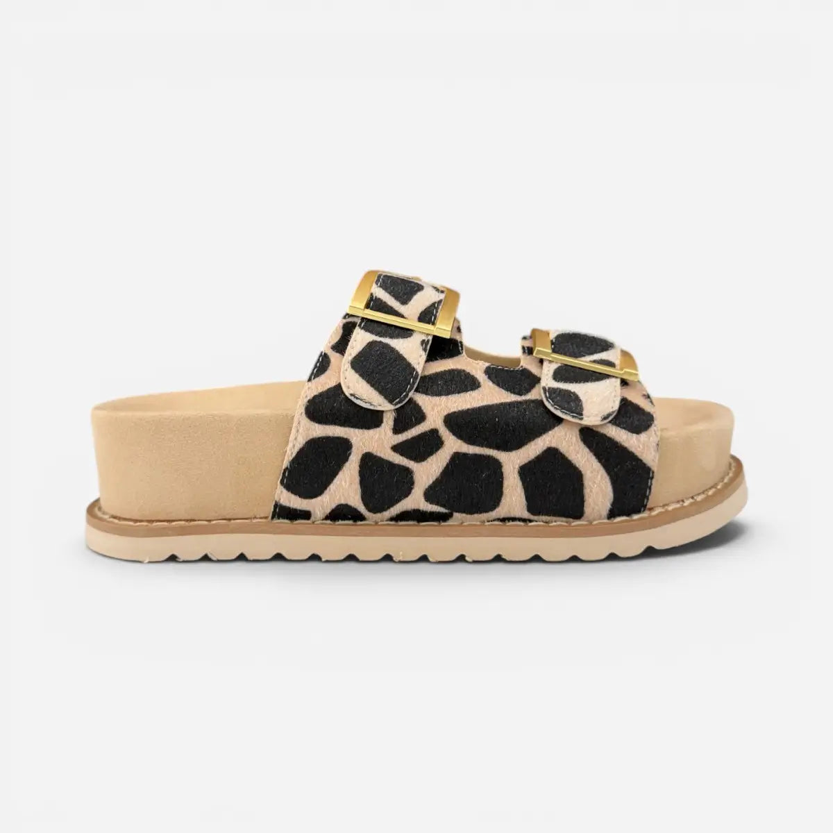 Superga Sandalo Platform donna doppia fibbia Animalier S97Y996
