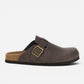 Superga Sandalo uomo Sabot Clog Marrone