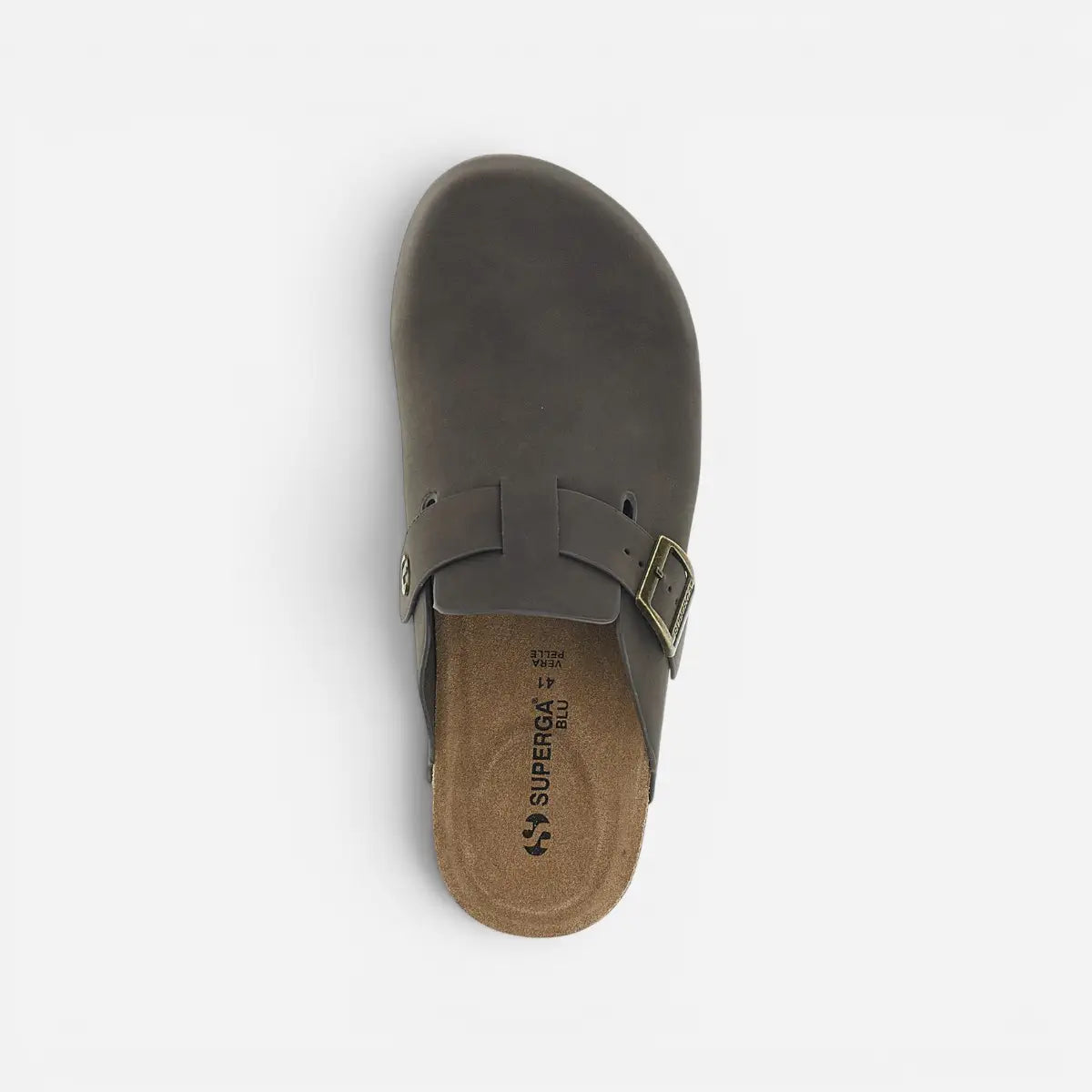 Superga Sandalo uomo Sabot Clog Marrone