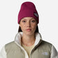 The North Face Berretto con risvolto e logo box TNF Boysenberry