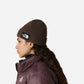 The North Face Berretto con risvolto e logo box TNF Smokey Brown