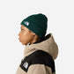 The North Face Berretto con risvolto e logo box TNF Duck Green