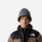The North Face Berretto con risvolto e logo box TNF Grey