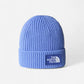 The North Face Berretto con risvolto e logo box TNF Indigo Plum