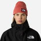The North Face Berretto con risvolto e logo box TNF Mars Dust