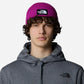 The North Face Berretto con risvolto e logo box TNF Mulberry